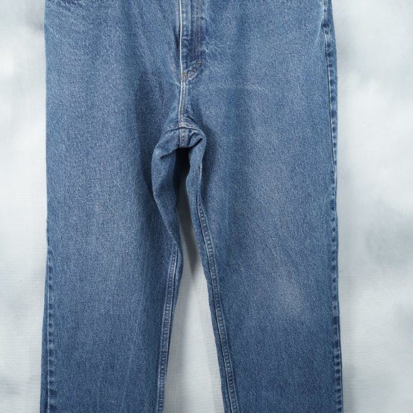 LLBEAN NATURAL FIT BLUE JEANS L.L. Bean MEN'S DENIM | Size 38x34 - Picture 6 of 13